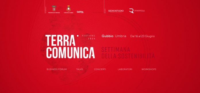 Entra nel vivo il Festival nazionale “Terracomunica” dedicato alla sostenibilità sociale e promosso dall’associazione culturale Terracomunica, in collaborazione con Richmond Italia, azienda leader nell'organizzazione di eventi.